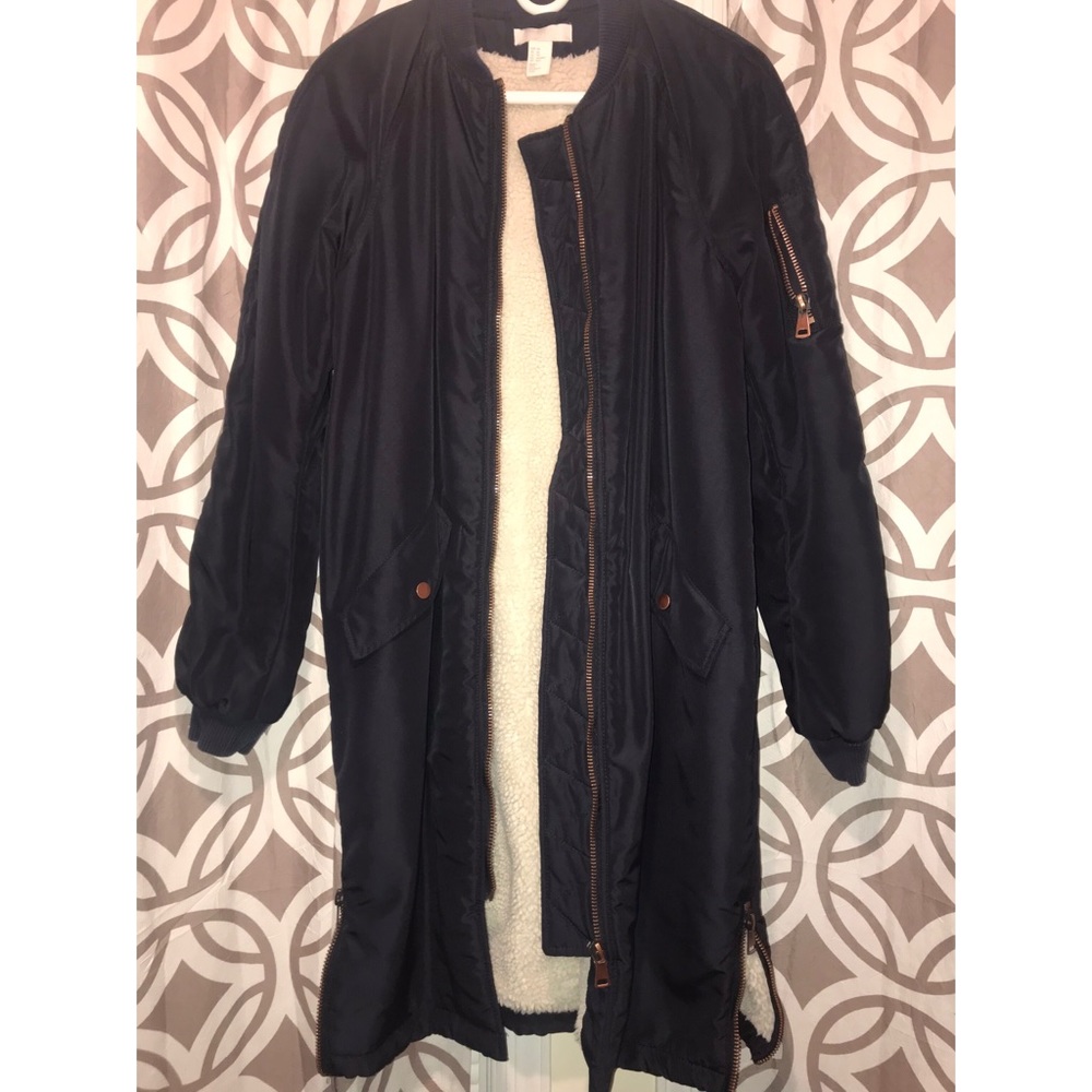 Navy Warm Long Jacket 🧥✨